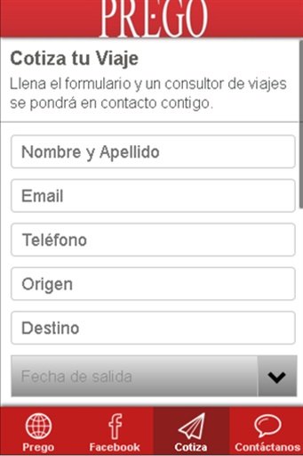 Prego Viajes截图2