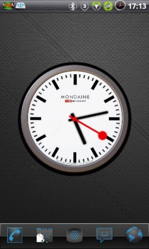 Animated Analog Clock Widget截图1