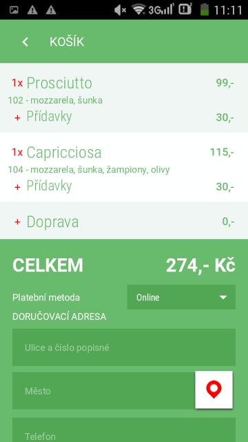 Pizza Excool Mlad&aacute; Boleslav截图10