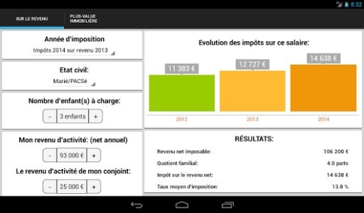 Imp&ocirc;ts, Epargne Lite截图5