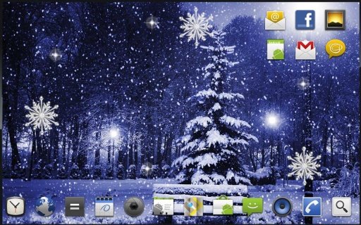 Magic Winter HD LWP截图2