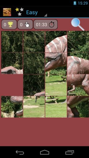 Dinosaurs Puzzle game for kids截图1