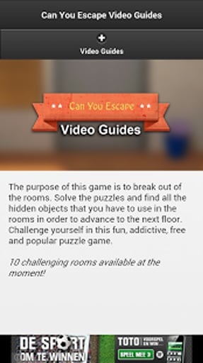 Video Guides Can You Escape截图1