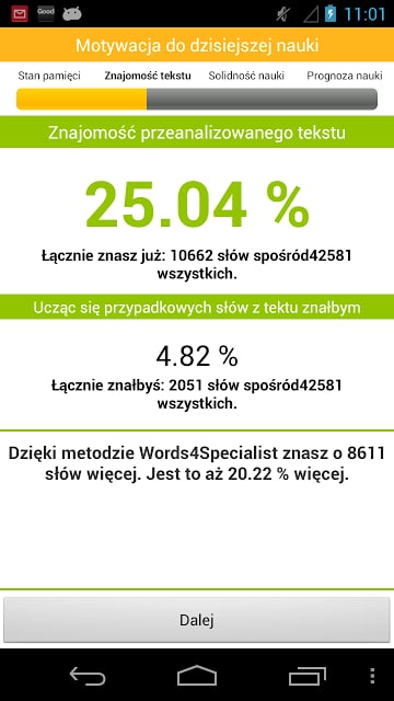 73% Indywidualna nauka sł&oacute;wek截图4