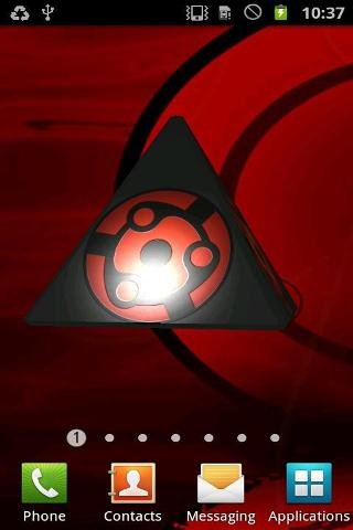 Sharingan 3D Live Wallpaper截图5