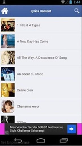 Celine Dion Lyrics Complete截图5