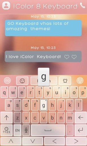 iColor Emoji GO Keyboard Theme截图1