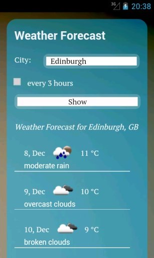 UK Weather - 7 day forecast截图6