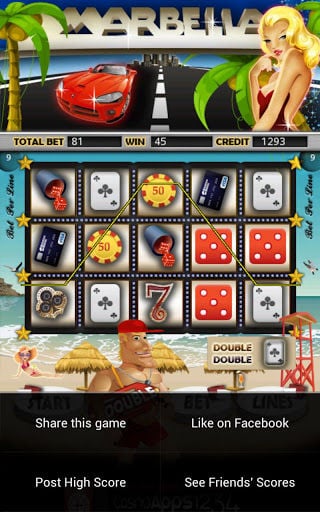 Marbella Slot Machine HD截图2