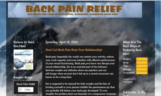 Get Fresh Back Pain Facts截图1