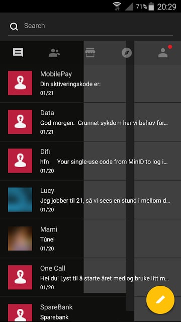 GO SMS Windows Pink截图5