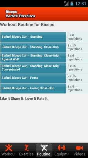 Barbell for Biceps截图5