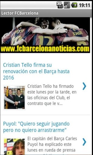 Lector Noticias FCBarcelona截图2