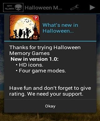 Halloween Memory Games截图1