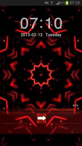 GO Locker Theme Red Black截图4