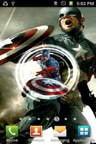 Captain America Free Live Wallpaper截图3