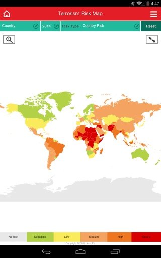 Aon Risk Map截图3