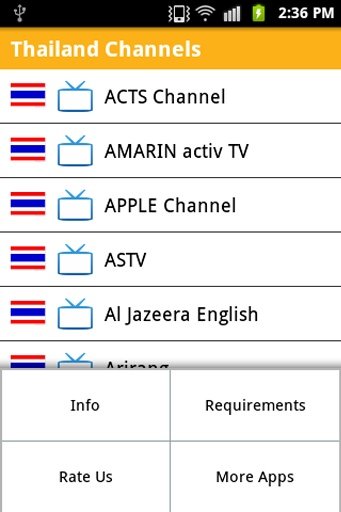 Thailand Tv Channels截图2