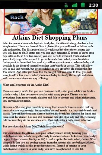 Atkins Diet Shopping Plans截图3