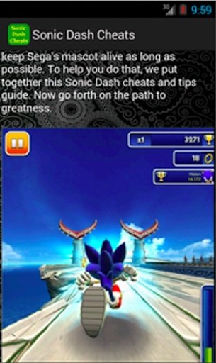 Cheats &amp; Guide for Sonic Dash截图3