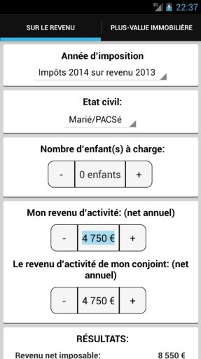 Imp&ocirc;ts, Epargne Lite截图1