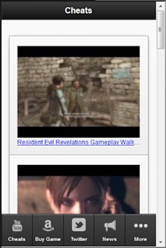 Resident Evil Revelations Cheats截图2