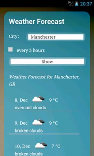 UK Weather - 7 day forecast截图10