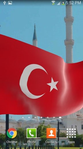 Turkey Flag: Live Wallpaper截图6