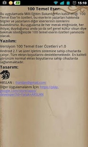 100 Temel Eser &Ouml;zetleri截图4