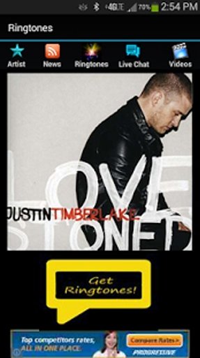 Justin Timberlake Ringtones截图3