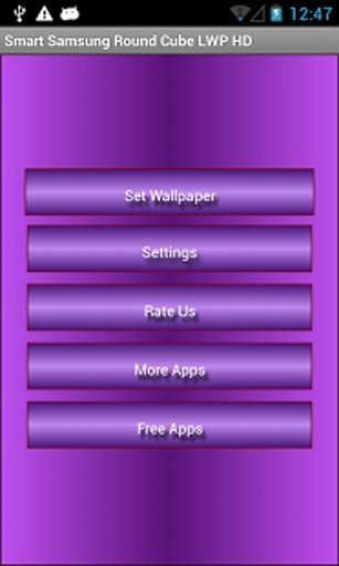 Samsung Round Cube LWP HD截图4