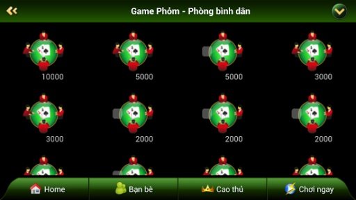 Phỏm, Chắn, Li&ecirc;ng, Tiến l&ecirc;n...截图3