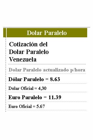 Dolar paralelo en Venezuela截图1