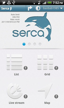 Serca for Twitter Beta version截图