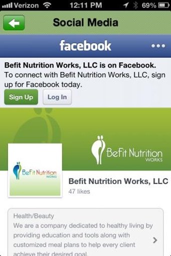 BeFit Nutrition Works截图7