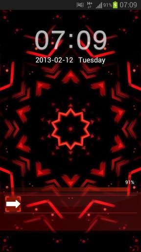 GO Locker Theme Red Black截图2