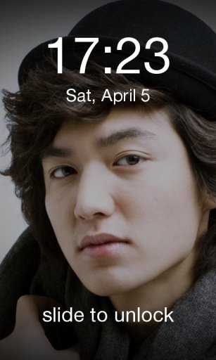 Lee Min Ho Lock Screen截图1