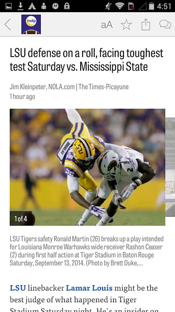 NOLA.com: LSU Football news截图1