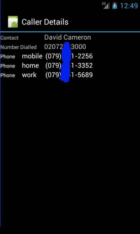 John's Call List Widget截图2