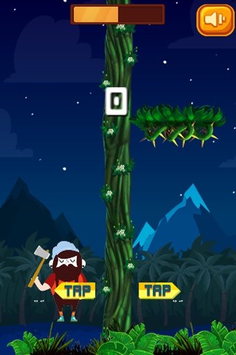 Timberman Midnight lumberjack截图3