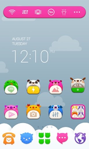 Baby ZOO Dodol Theme截图5