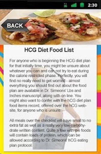 HCG Diet Food List截图5