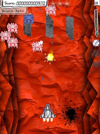 Shock-X. - Space shooter paper截图4