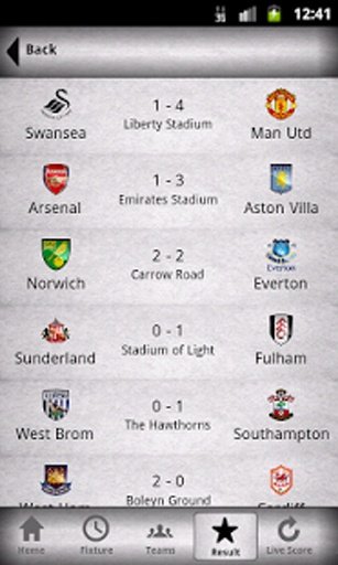 EPL 2013-14 Livescore截图5