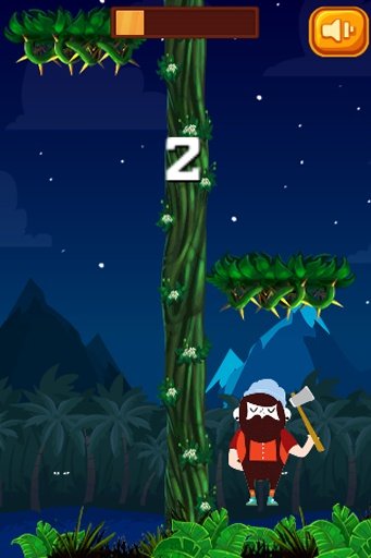 Timberman Midnight lumberjack截图2