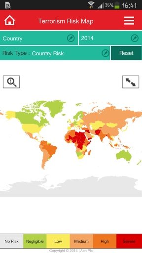 Aon Risk Map截图5