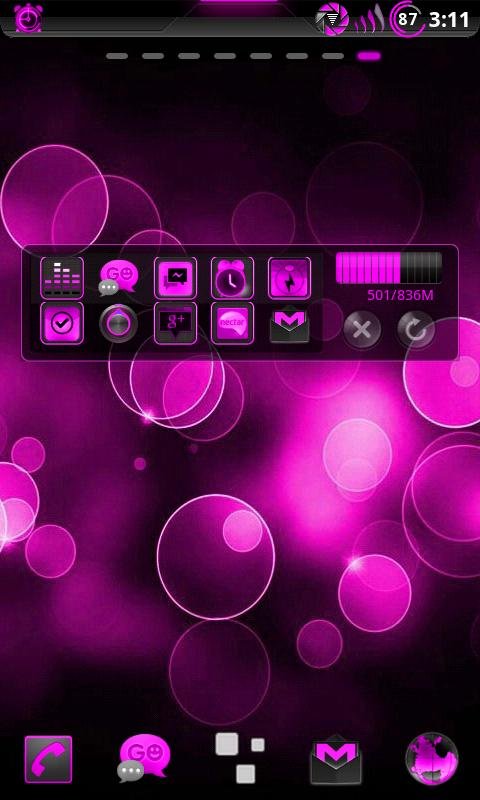 GOWidget Theme AdeaPink-Free截图5