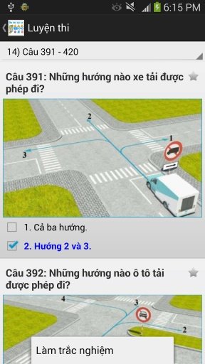 &Ocirc;n thi giấy ph&eacute;p l&aacute;i截图6