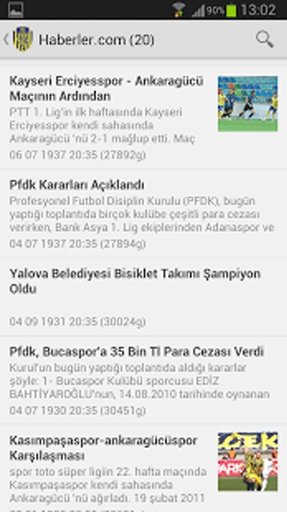 MKE Ankarag&uuml;c&uuml;spor Haberleri截图7