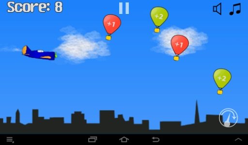 Airplane Balloons Game截图1